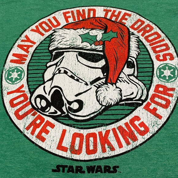 Star Wars Stormtrooper Christmas T Shirt Adult M Unisex Holiday Short Sleeve Top - Picture 9 of 12